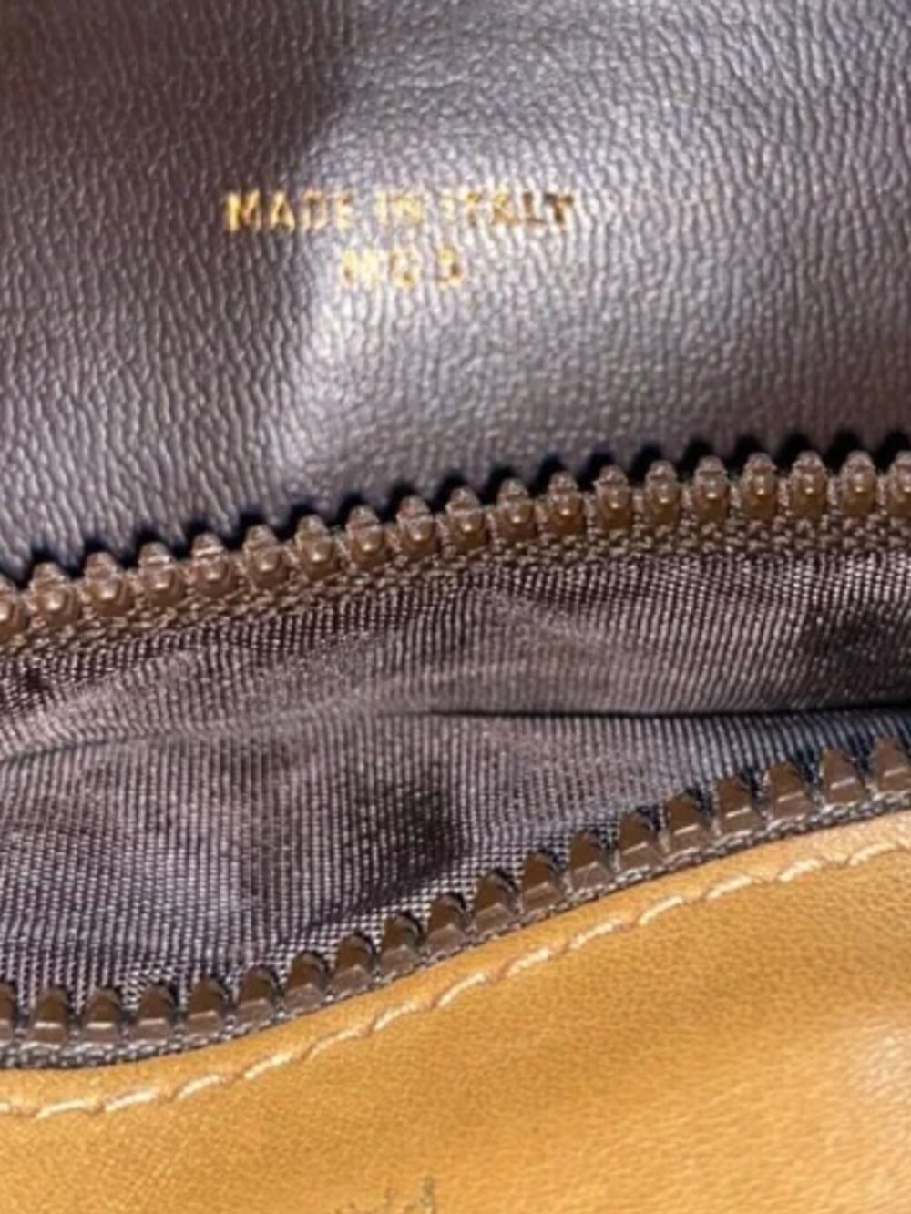 Authentic Celine Envelope Clutch Bag w/ Gold Chain. - Picture 8 of 10